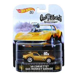 Corvette Garage 1968 Gas Monkey - Hot Wheels entretenimiento retro 1:64 ✅ - Imagen 1 de 1