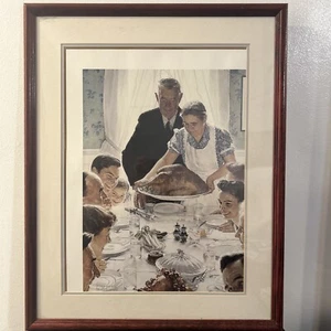 Norman Rockwell Lithographie Druck • Limited Edition 831/1000 • Gerahmt - Bild 1 von 12