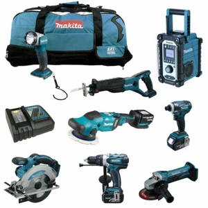 MAKITA 18V Akku Werkzeug Set DHP458 + DSS610 + DPO600 TEX1 Poliermaschine - Bild 1 von 6