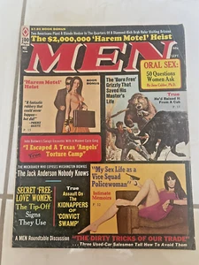 MEN Magazine 1972 Pulp Sex Pinups Combat Adventure Torture Camp Jack Anderson - Picture 1 of 17