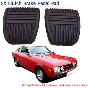 FOR Toyota Hilux 4Rnner 1990 '91 '92 '93-'95 SR5 Sport Clutch Brake Pedal Pad-A1 - Picture 1 of 5