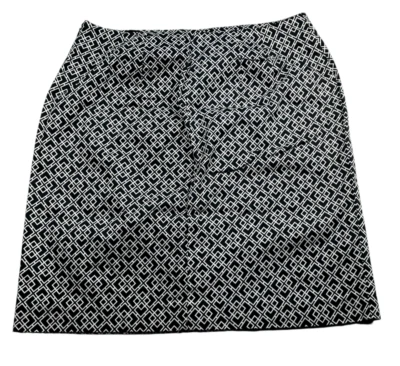 Falda Spenser Jeremy Mujer Talla 10 Negra Blanca Negocios Informal Elastizada  Foto 1 de 4