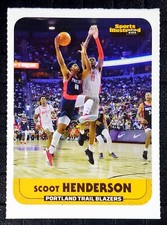 SCOOT HENDERSON rare 2023 rookie card PORTLAND TRAIL BLAZERS SI for Kids