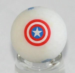 Marvel Captain America The Avengers Logo Golf Ball * White Volvik Vivid 1 - Picture 1 of 6