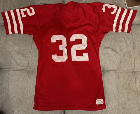 Vintage Wilson 49ers- OJ Simpson #32 - NFL - Size 36 - Made in USA - Very Rare Cover