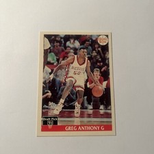 1991 Front Row Italian/English #42 GREG ANTHONY UNLV Runnin' Rebels ~C7N