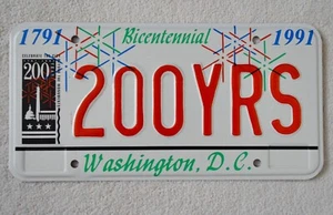 Rara targa campione bicentenario Washington DC del 1991 200 anni ++ come nuova DC - Foto 1 di 2