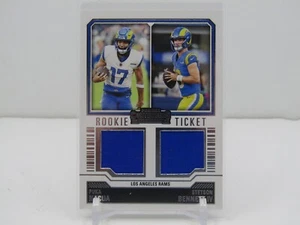 ¡PARCHE DOBLE BOLETO DE NOVATO CONTENDIENTES NACUA/BENNETT IV 2023! ¡LOS ANGELES RAMS!! - Imagen 1 de 2