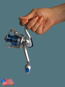 NEW Fishing Spinning Reel SC 1000 Freshwater BASS - Picture 1 of 3
