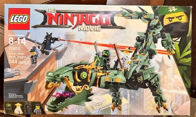 LEGO La LEGO Ninjago Película: Green Ninja Mech Dragon (70612) Nueva Caja Dañada Foto 1 de 4