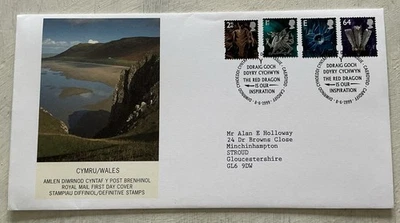 GB QEII 1999 Cymru Wales Regionals RM FDC Caerdydd Cardiff SHS - Image 1 of 4