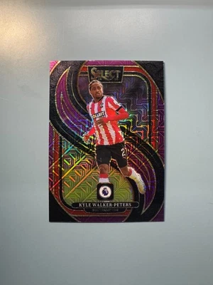 2024-25 Panini Select EPL - Mezzanine Kyle Walker-Peters #146 Purple Mojo Prizm - Image 1 of 3