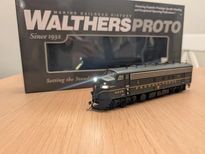 HO Scale Walthers Proto Pennsylvania Railroad FP7A #9870A DCC Soundtraxx Blunami - Image 1 of 4