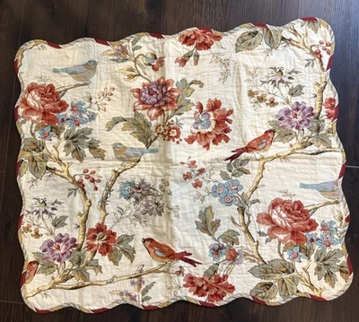 Juego de 2 fundas de almohada Waverly Charleston chirrido, algodón, bordes festoneados 21”x 26” Foto 1 de 4