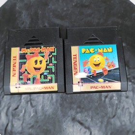 Nintendo NES Tengen PAC-MAN+MS. PAC-MAN Game Lot 2 Carts 8-Bit Tested Works✅