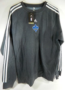 New Orleans Hornets Team Issued Gray Crewneck Sweat Shirt Size L - Picture 1 of 10