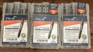 PICA VISOR LONGLIFE INDUSTRIAL MARKER REFILL QTY 3 BLACK- 991-46–E - Afbeelding 1 van 1