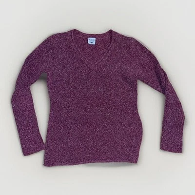 Columbia Suéter Mujer Grande Púrpura Sudadera Pullover Ropa Deportiva Polar Foto 1 de 2