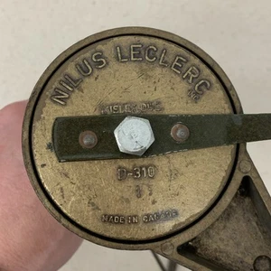 Nilus LeClerc Brass Weaving Loom D-310 Hand Crank Bobbin Winder VTG Canadian - Picture 1 of 6