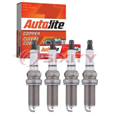 Velas de ignição Autolite núcleo de cobre 4 peças para 2017-2018 Audi A4 Quattro ignição fl - Imagem 1 de 4