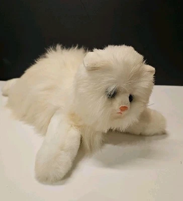 Vintage 1987 Ty Classic Peaches Cat White Persian Plush ~ 1st generation ! - Image 1 of 4