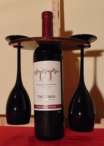 WINE GLASS HOLDER/RACK, MINWAX Red Oak # 215  - Bild 1 von 6