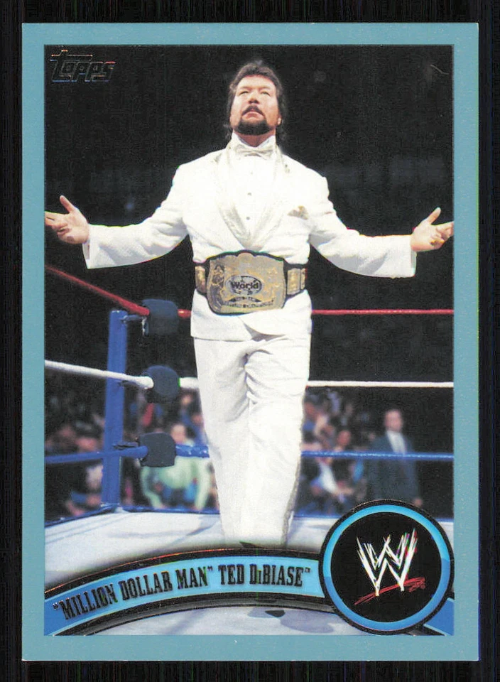 2011 Topps WWE Blue #91 "Million Dollar Man" Ted DiBiase /2011 - Image 1 of 2