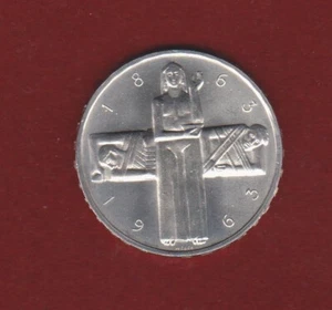 5 Franken 1963 - 100 Jahre Int. Rotes Kreuz unc - Bild 1 von 2