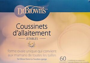 Dr. Brown's Disposable Breast Pads 60 Count New Sealed Box Breastfeeding Mother