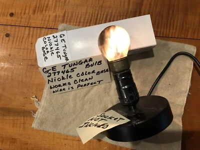 GENERAL ELECTRIC Cat. 277465 TUNGAR Bombilla Rectificadora Funciona Perfectamente Antigua Perfecta Foto 1 de 4