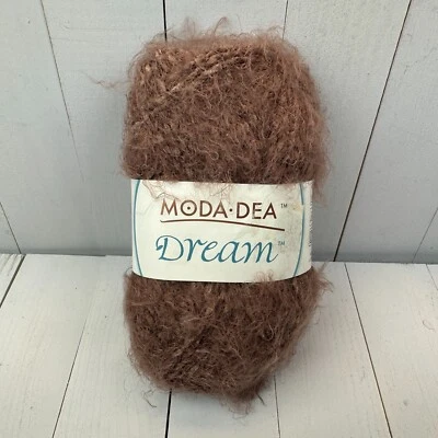 VTG Moda Dea Dream Yarn Nutmeg #3335 Acrylic Nylon Made in Italy SO SOFT 1.76 oz - Image 1 of 4