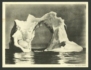 Iceberg Arch - Vintage Newfoundland Print 1920s - 1930s