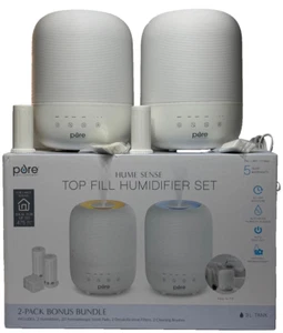 Pure Enrichment Easy-Fill Humidifier w/ 10 Optional Aromatherapy Pads OP- 2 Pack - Picture 1 of 10