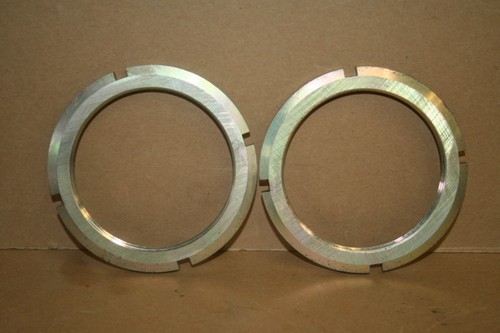 Écrou De Blocage Rond (locknut) 001-131 - Filetage 3.25 X 12 TPI - Lot De 2 Pièces Neuves