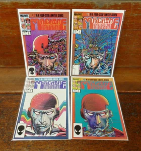 MACHINE MAN 1-4 (1984) MARVEL COMICS FULL COMPLETE SERIES! 1ST IRON MAN 2020! - Picture 1 of 9