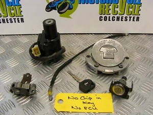 Honda CBR 900 RR Locks Key No ECU or Chip Fireblade 954 2002 2003 CBR900 A889 - Picture 1 of 8