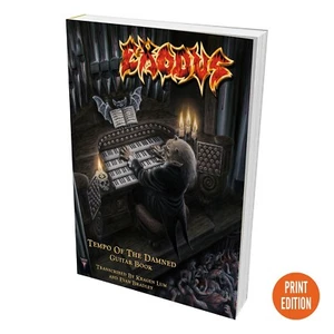 Exodus "Tempo Of The Damned Guitar Book" Libro Oficial de Tab Metallica Slayer ¡Nuevo! - Imagen 1 de 3