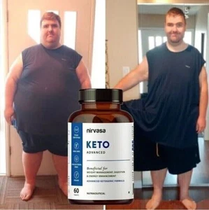 KETO Advanced 800mg PURE FAT BURNER Weight Loss Diet Pills Keto (60 Tablets) - Picture 1 of 8