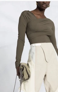 Stella McCartney Paneled Tapered Pants Sz38 US 0/2 $1245 - Picture 1 of 10