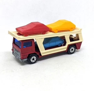 Matchbox Superfast No. 11 Bedford Car Transporter (DARKER RED BODY) - mint - Picture 1 of 5