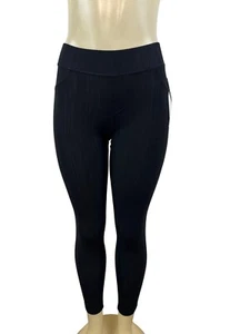 Leggings Depot High-Waisted Black Jeggings With Pockets Size S - New - Picture 1 of 7