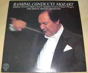 THE MOSTLY MOZART ORCHESTRA - Rampal Conducts Mozart (LP, 1980) VG+ - Picture 1 of 1