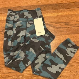 EUC! Lululemon Camo Invigorate HR Crop 23” SZ 2 w/Original Tag! - Picture 1 of 4