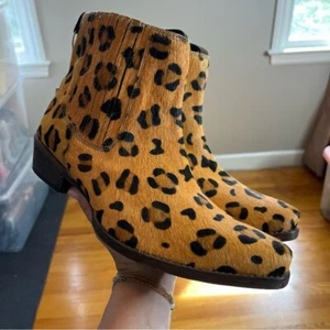 Roper NEU Damengröße 11 Dustt II Kalbshaar Leopard eckige Zehenpartie Stiefeletten - Bild 1 von 7