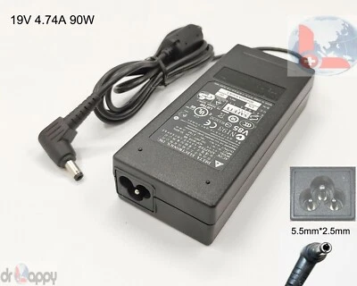 90W AC Power Adapter Charger for Fujitsu Lifebook LH532 LH531 NH751 E751 5.5mm - Image 1 of 4