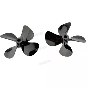 Rc Boat 5mm Propeller 4 blade Paddle Left & Right Prop D60mm Screw For 5mm Shaft - Picture 1 of 5