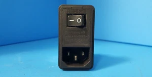 Filtered IEC Power Entry Module, 6EDL1SCM, CORCOM, 6A, 250VAC, 2-pole switch - Picture 1 of 14