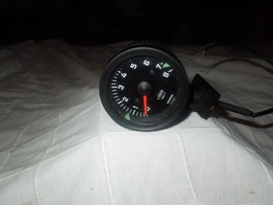 VINTAGE TACHOMETER RARE 80'S MOTOMETER GERMANY PEDESTAL MOUNT 8000 RPM BMW - Picture 1 of 11