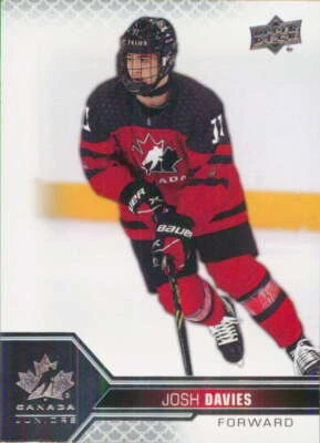 2022 Upper Deck Team Canada Juniors #44 Josh Davies Team Canada - Image 1 of 2