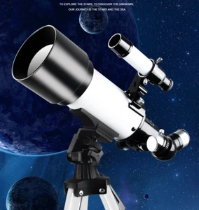 400/70mm Astronomical Telescope Refractor Adjustable Tripod Kids Beginner Gift - Picture 1 of 8